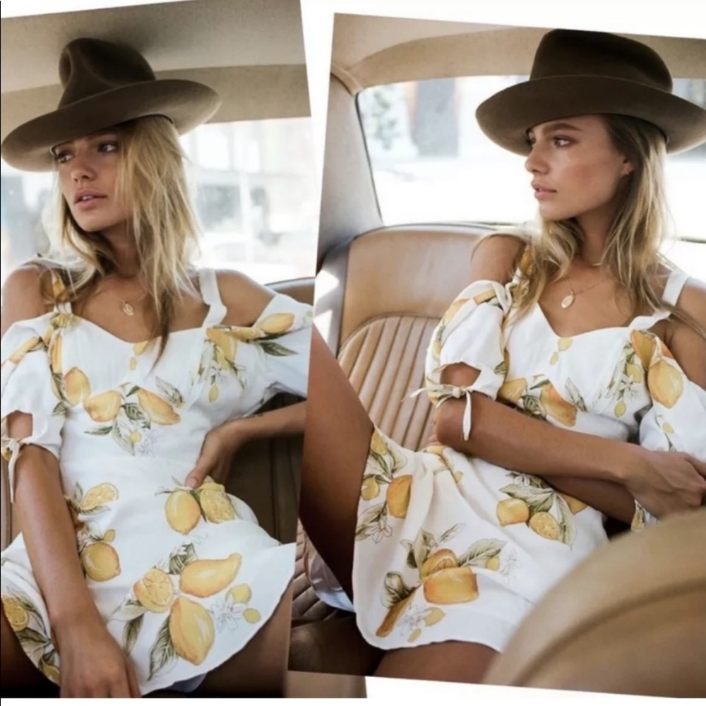 For Love and Lemons Limonada Mini Dress